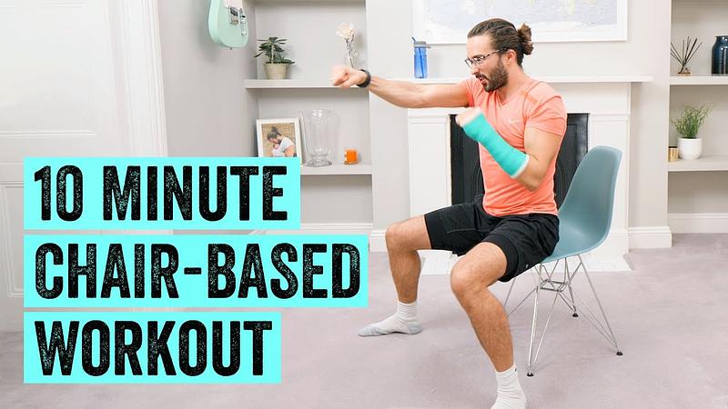 10 Minute Chair-Based Workout