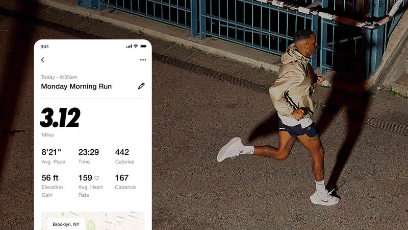 Nike Run Club app (Run With Headspace guided runs)