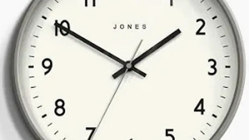 Jones wall clock